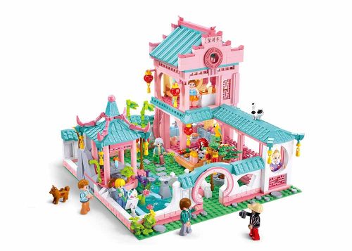 Sluban kompatibilis építőkészlet Girls Dream kínai villa 2 M38-B1116 959 db