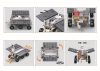 Sluban kompatibilis építőkészlet Power Bricks Távirányítós R/C űr jármű (Hold járó autó) M38-B1157 372 db