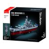 Sluban Model Bricks M38-B1291 Bojová loď USS Missouri 1:350