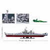 Sluban Model Bricks M38-B1291 Bojová loď USS Missouri 1:350