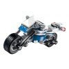 Qman kompatibilis építőjáték The Raging Warrior 1407-6 Axes rendőrségi motorkerékpár 97 db