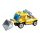 Qman kompatibilis építőjáték The Legend Of Chariot 1408-6 Buldozer Blade 72 db