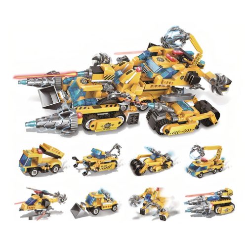 Qman kompatibilis építőjáték The Legend Of Chariot 1408 8 az 1-ben készlet 662 db