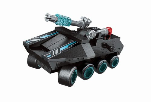 Qman kompatibilis építőjáték Shadow Pulse Combat Vehicle 1413-7 Stumpanzer jármű ágyúval 93 db
