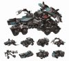 Qman kompatibilis építőjáték Shadow Pulse Combat Vehicle 1413 8 az 1-ben készlet 714 db