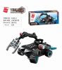 Qman kompatibilis építőjáték Shadow Pulse Combat Vehicle 1413 8 az 1-ben készlet 714 db