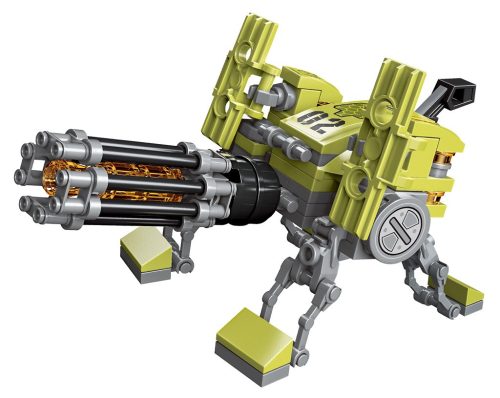 Qman kompatibilis építőjáték Thunder Expedition Battle Car 1415-2 Tiger Roar Cannon 92 db