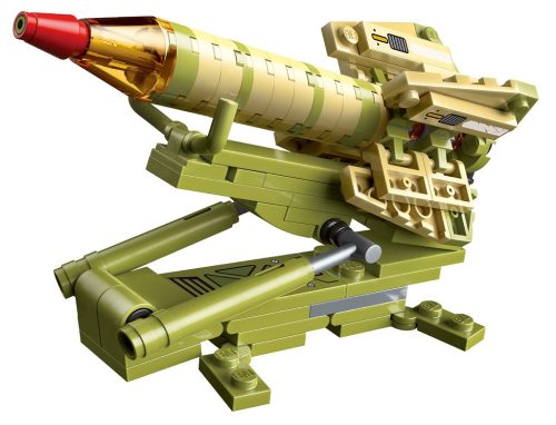Qman kompatibilis építőjáték Thunder Expedition Battle Car 1415-3 Terminator rakéta 98 db