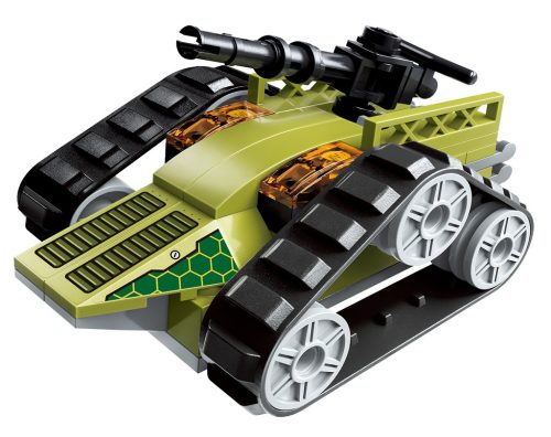 Qman kompatibilis építőjáték Thunder Expedition Battle Car 1415-4 Position Infiltrator 73 db