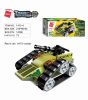 Qman kompatibilis építőjáték Thunder Expedition Battle Car 1415-4 Position Infiltrator 73 db