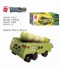 Qman kompatibilis építőjáték Thunder Expedition Battle Car 1415-5 Conqueror rakétajármű 79 db