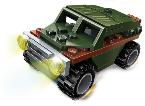 Qman kompatibilis építőjáték QM-09 Amphibious Panzer 1803-1 Járőrautó 49 db