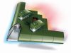 Qman kompatibilis építőjáték QM-09 kétéltű páncélos 1803-4 bombázó elektromos sugár 38 db