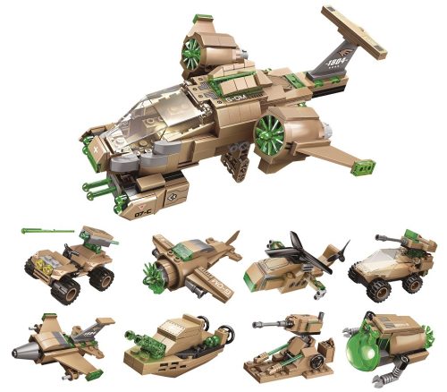 Qman kompatibilis építőjáték Raider Aircraft 1804 1 db