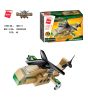 Qman kompatibilis építőjáték Raider Aircraft 1804-3 Lopakodó helikopter 54 db