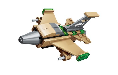 Qman kompatibilis építőjáték Raider Aircraft 1804-5 kém vadászrepülő 50 db