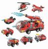 Qman kompatibilis építőjáték Water Cannon Fire Truck 1805 1 db