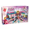 Qman kompatibilis építőjáték Cherry 2031 Bright színpadi Super Star's 984 db