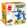 Qman kompatibilis építőjáték Hyperfunction Tactical Unit 2101-10 Robot Pompom 3 az 1-ben 31 db