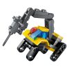 Qman kompatibilis építőjáték Squros Extreme Changeable 2102-3 Scorpion bontókalapács 3 az 1-ben 32 db