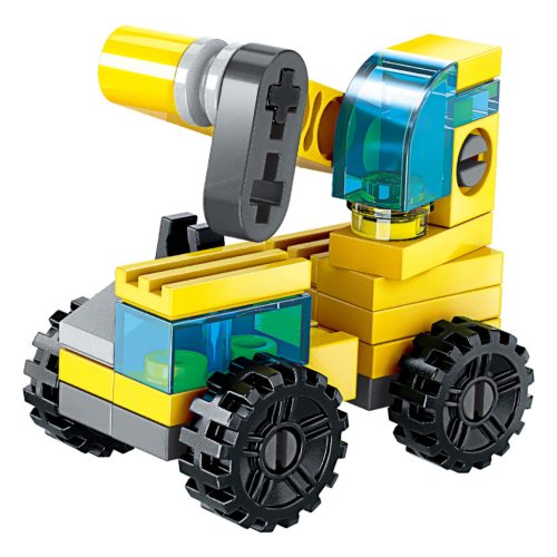 Qman kompatibilis építőjáték Squros Extreme Changeable 2102-4 Crane Tai 3 az 1-ben 31 db