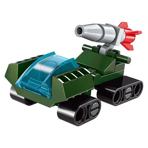 Qman kompatibilis építőjáték Squros Extreme Changeable 2102-6 modell Dreamhigh 3 az 1-ben 25 db