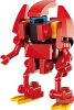 Qman kompatibilis építőjáték Multivariant Combat Team 2103-2 Scarlet Frog 3 az 1-ben 33 db