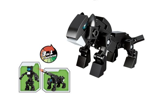 Qman kompatibilis építőjáték Multivariant Combat Team 2103-3 Leopard 3 az 1-ben 34 db