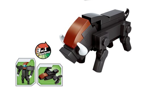 Qman kompatibilis építőjáték Multivariant Combat Team 2103-7 Savage 3 az 1-ben 27 db