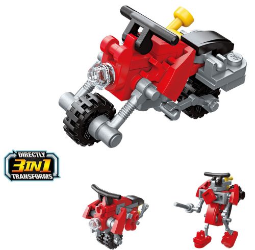 Qman kompatibilis építőjáték Trans Collector 2104-2 Tűzoltómotor 3 az 1-ben 34 db
