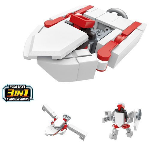 Qman kompatibilis építőjáték Trans Collector 2104-6 Mentőhajó Speedy 3 az 1-ben 34 db