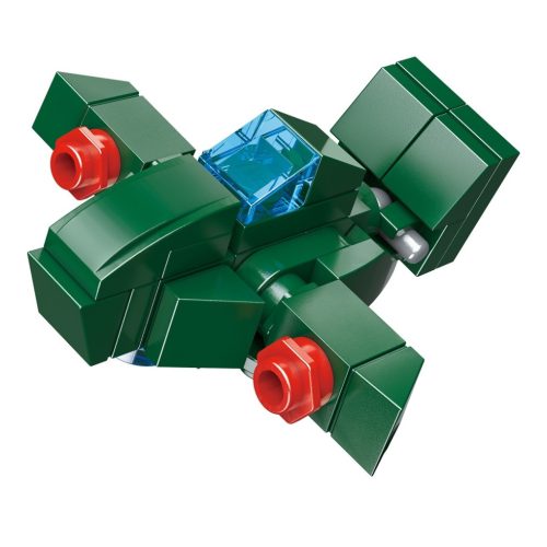 Qman kompatibilis építőjáték Trans Collector 2106-1 Fighter 3 az 1-ben 34 db
