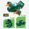 Qman kompatibilis építőjáték Trans Collector 2106 3 az 1-ben 10 db-os készlet 328 db