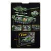 Qman kompatibilis építőjáték Battle Zone 23014 fő harckocsi 99A 2743 db