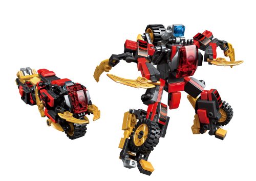 Qman kompatibilis építőjáték Guardian of Star's Core 3105-3 Rider "Storm" 2 az 1-ben 147 db