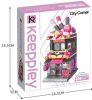 Qman kompatibilis építőjáték City Corner C0103 Divatos kozmetikai üzlet 348 db