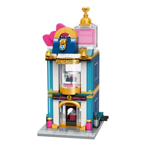 Qman kompatibilis építőjáték City Corner C0110 Divatbutik 281 db
