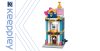 Qman kompatibilis építőjáték City Corner C0110 Divatbutik 281 db