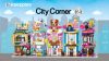 Qman kompatibilis építőjáték City Corner C0111 Fodrászat 358 db