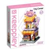 Qman kompatibilis építőjáték City Corner K28001 legyező bolt 320 db