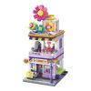 Qman kompatibilis építőjáték City Corner K28003 Parfüméria 320 db