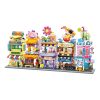 Qman kompatibilis építőjáték City Corner K28003 Parfüméria 320 db