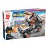 Qman kompatibilis építőjáték Mine City Police W11011-2 Escape Kart 127 db