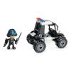 Qman kompatibilis építőjáték Mine City Police W11011-4 Rendőr Jeep 98 db