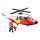 Qman kompatibilis építőjáték Mine City Fire Line W12011-2 mentőhelikopter 91 db