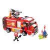 Qman kompatibilis építőjáték Mine City Fire Line W12012 vízágyós tűzoltó 370 db