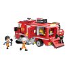 Qman kompatibilis építőjáték Mine City Fire Line W12012 vízágyós tűzoltó 370 db