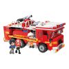 Qman kompatibilis építőjáték Mine City Fire Line W12013 darus vízágyús tűzoltó 539 db
