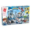 Qman kompatibilis építőjáték Mine City W1937 Rendőrőrs 731 db