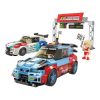 Qman kompatibilis építőjáték Mine City W4202 Sprint nagy sebességgel 450 db